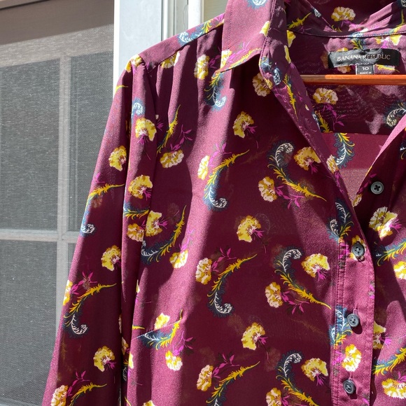 Banana Republic Pleated dress size 10 - Picture 4 of 9